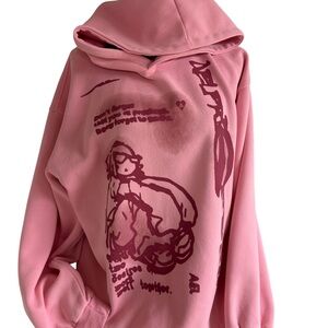 Aelfric Eden Pink grafitti Hoodie